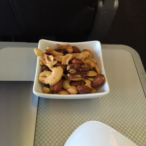 Warm nuts to start