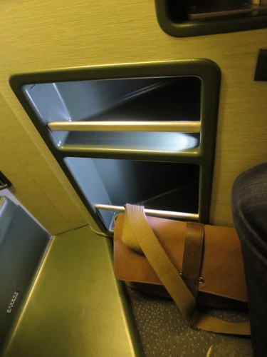 Storage space (lower one is good for shoes).