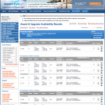 ExpertFlyer results page