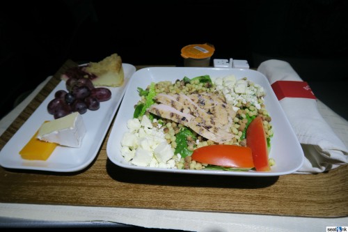 Delta first class meal