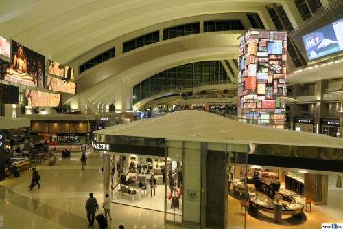 View from the Korean Air Lounge terrace