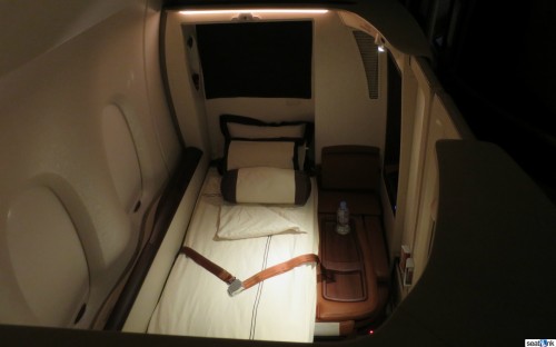 Singapore First Class Suites Bed