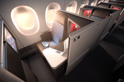 Window suite in Delta's new Delta One business class suites