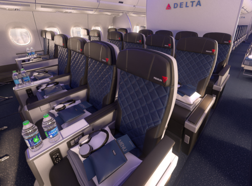 Looking like a 2-4-2 config in Delta A350 Premium Economy, which isn’t amazing but isn’t horrible