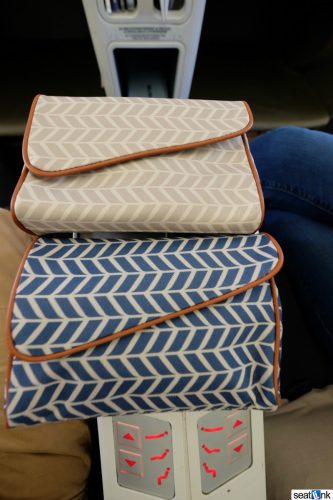 The Air France business class amenity kit