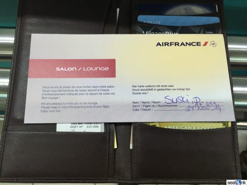 Air France SXM lounge invite