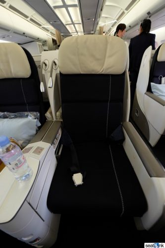 The old style Air France business class seats
