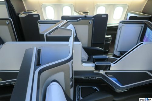 The British Airways 787-9 First Class cabin
