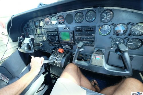 You really truly are sitting in the copilot seat!