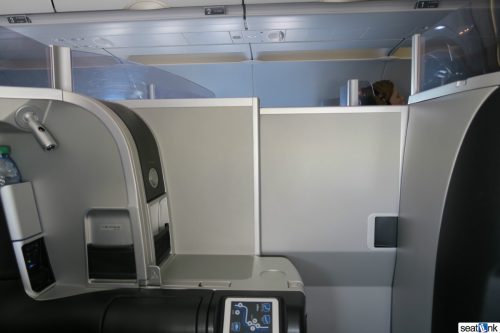 You can actually close your door in JetBlue Mint!