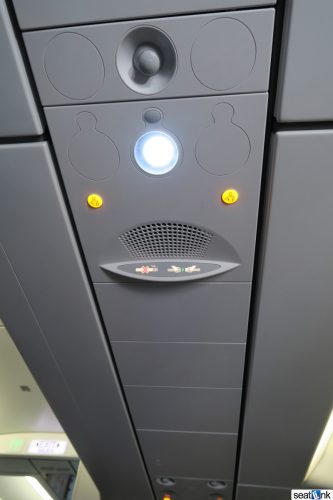 Single light, single air vent (gasper)