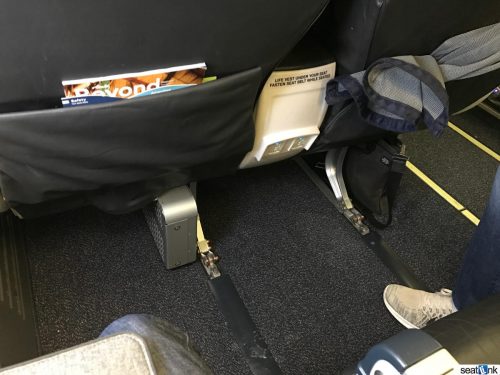 Plenty of legroom in row 6