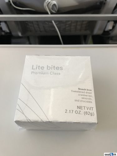 Alaska Airlines Premium Class Snack Box
