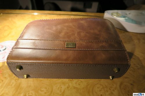 Emirates first class amenity kit by Bulgari