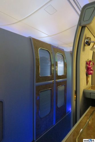 Here’s what the suites look like with their doors closed