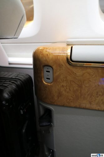 Two USB charging ports