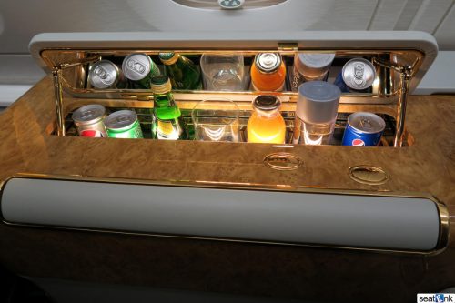 You get your own personal bar on Emirates First