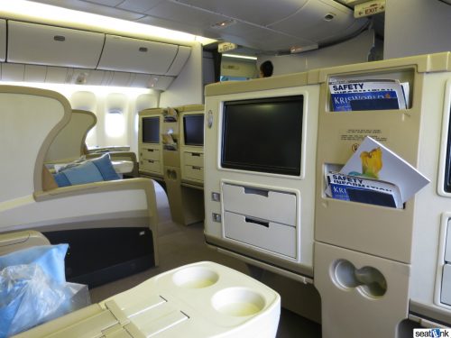 View from my seat into the cabin
