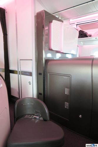 The view from seat 2A on Virgin’s 787-9