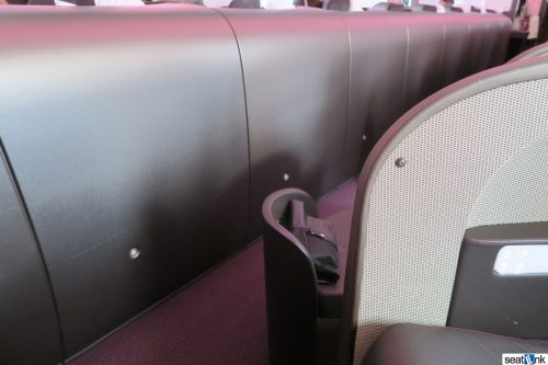 View from the seat in Virgin Atlantic Upper Class