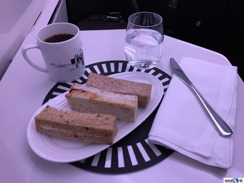 Pre-arrival tea service