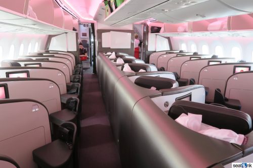The Upper Class cabin on Virgin Atlantic’s 787