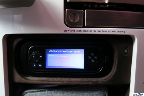 Upper Class IFE remote control