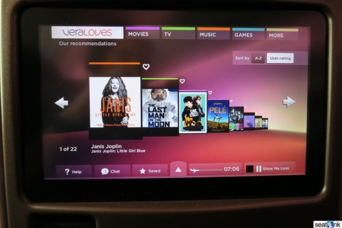 Much improved IFE screen on the 787-9