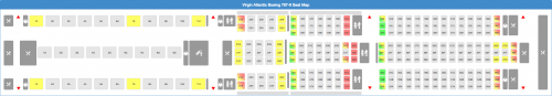 Virgin Atlantic 787-9 Seat Map