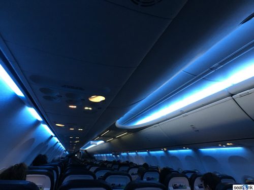 Alaska Airlines Mood lighting