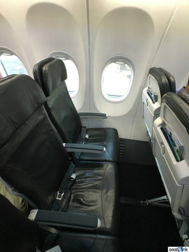 Typical Alaska Airlines Legroom