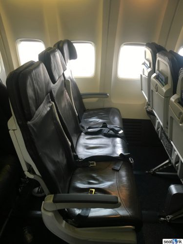 Alaska Airlines economy seats