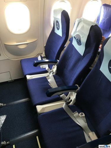 My seat(s) for the flight – row 13 on IndiGo A320