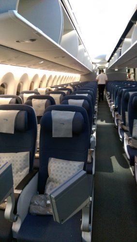 BA 787-9 Economy Cabin