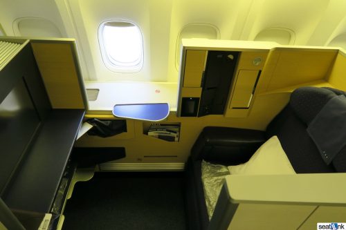 Window seat 1K in ANA first class on a 777