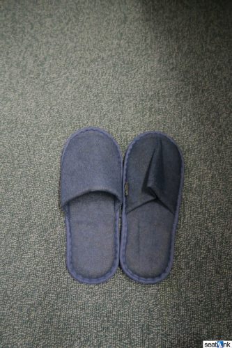 The requisite first class slippers