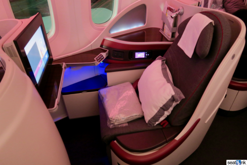 Qatar Airways 787 Business Class