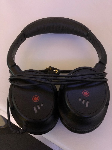 Air Canada headphones