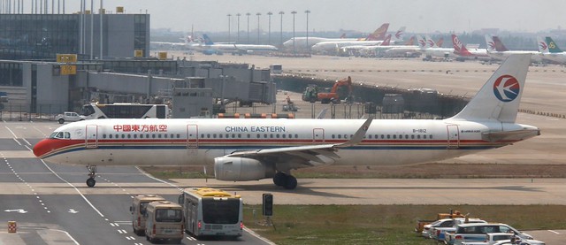 China Eastern Airlines Airbus A321 aircraft