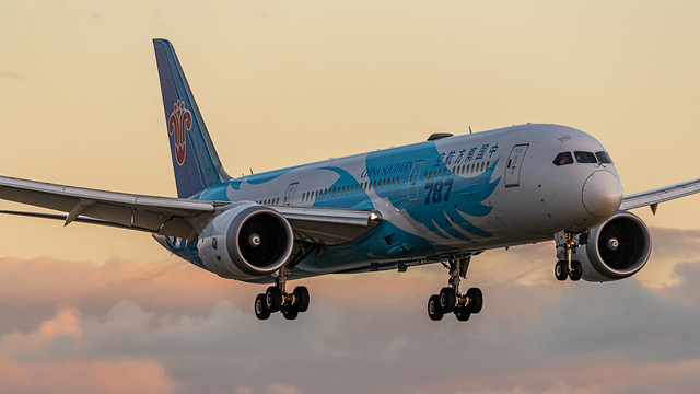China Southern Airlines Boeing 787 9 aircraft