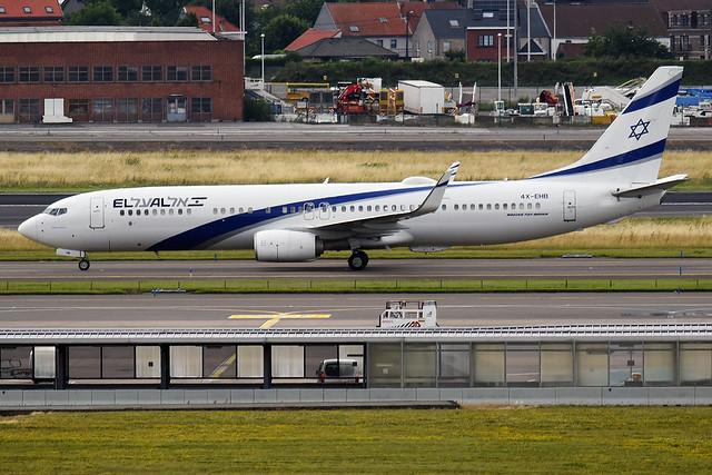 El Al Israel Airlines Boeing 737 800 V1 aircraft