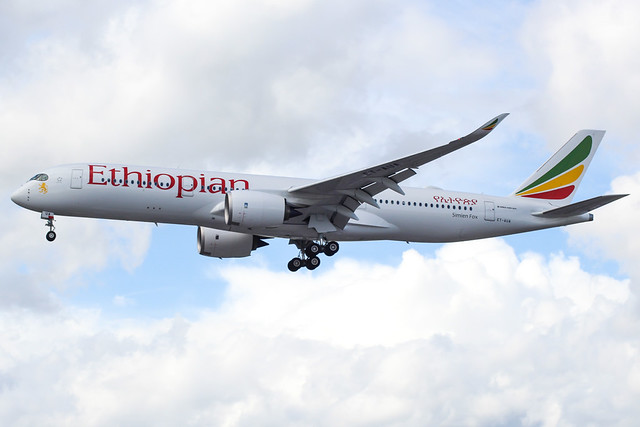 Ethiopian Airlines Airbus A350 900 aircraft