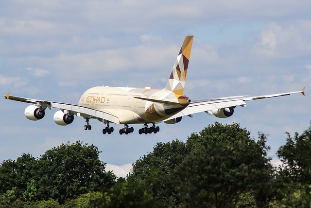 Etihad Airways Airbus A380 800 aircraft