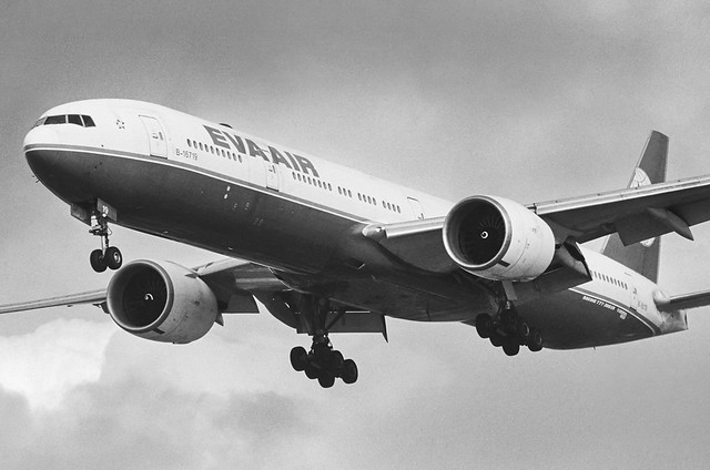 EVA Air Boeing 777 300er 77N aircraft