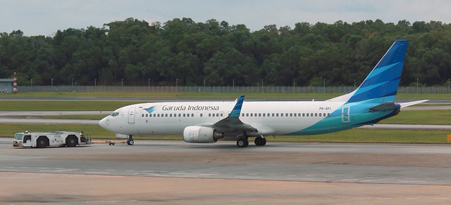 Garuda Indonesia Boeing 737 800 aircraft