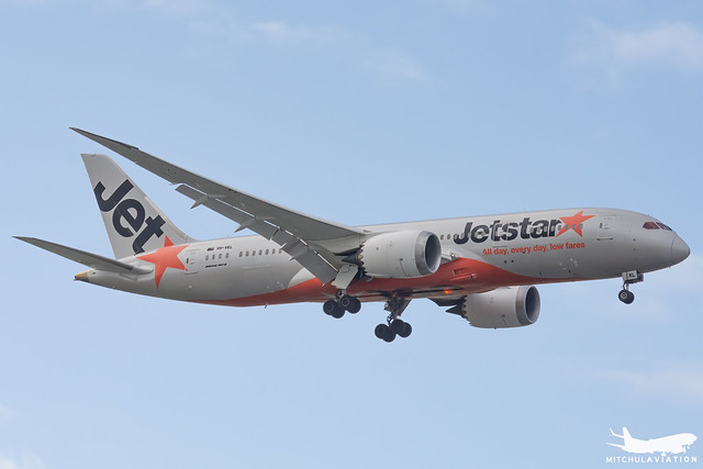Jetstar Boeing 787 8 aircraft