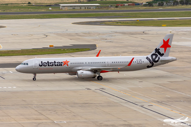 Jetstar Airbus A321 aircraft