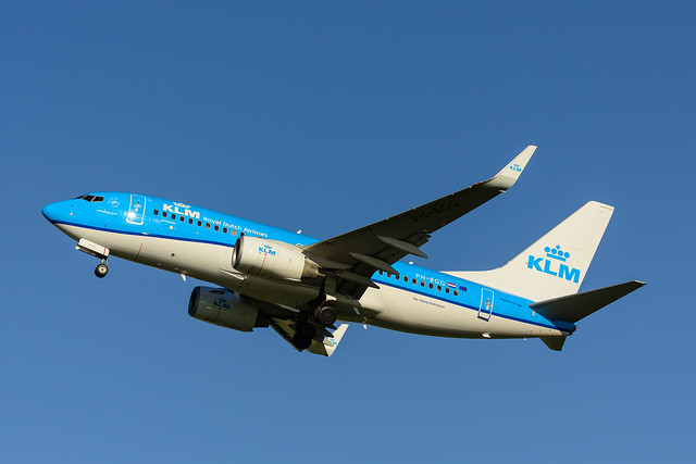 KLM Boeing 737 900 aircraft