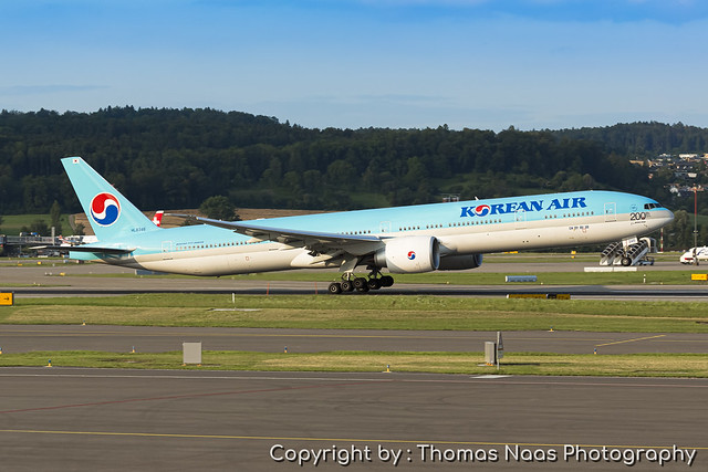 Korean Air Boeing 777 300er V2 aircraft