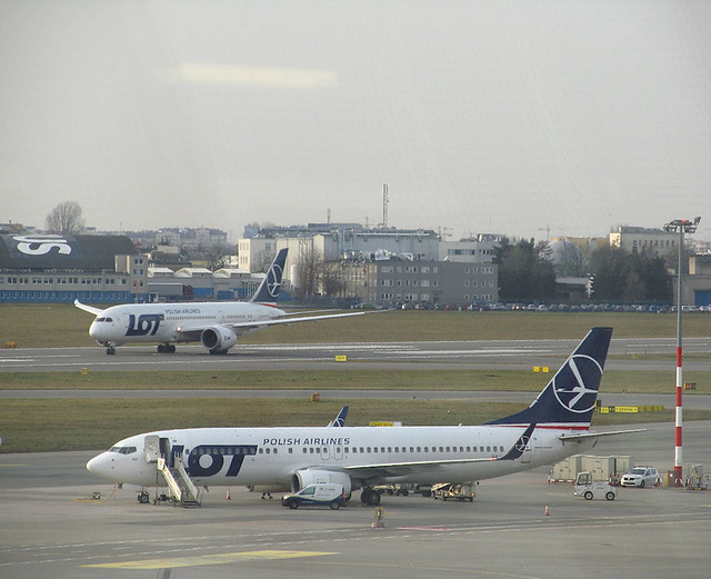 LOT Polish Airlines Boeing 737 800 aircraft